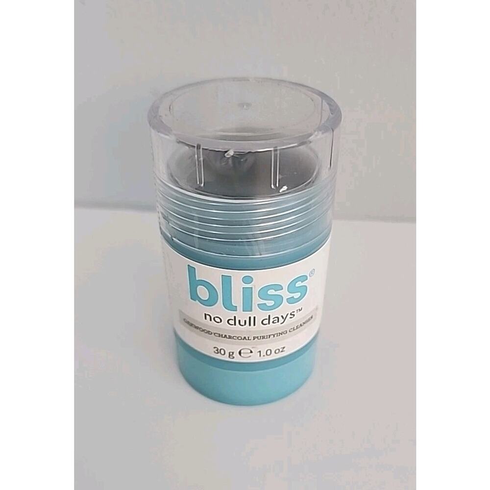 Bliss No Dull Days Oakwood Charcoal Purifying Cleanser 1.0 oz Discontinued NEW